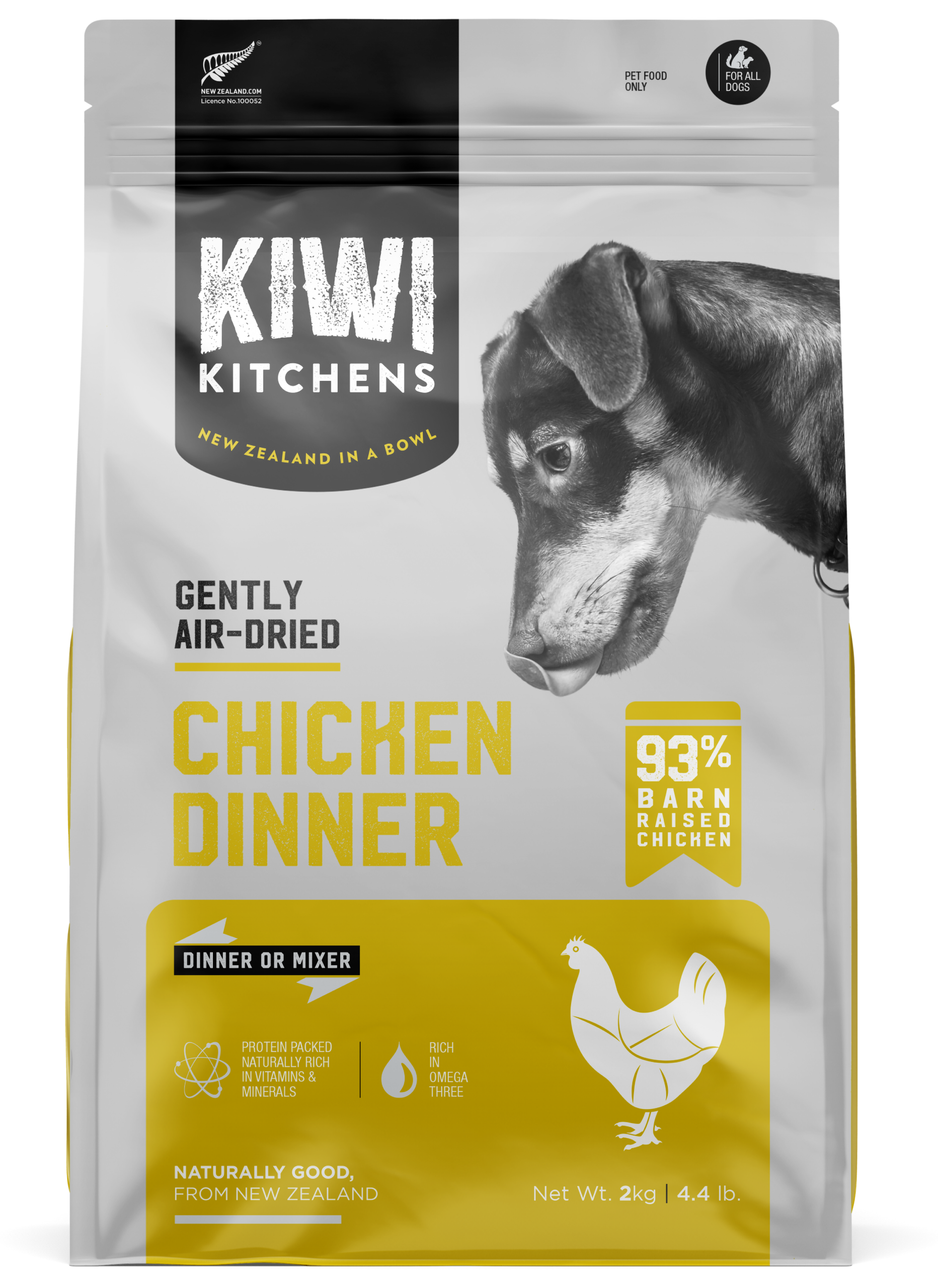 Kiwi Kitchens Air Dried Dog Food Chicken